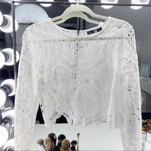 Boohoo lace top